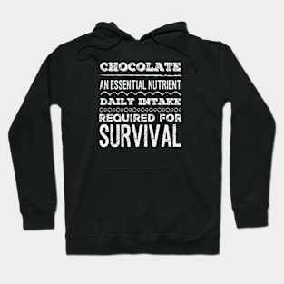 Chocolate An Essential Nutrient Hoodie